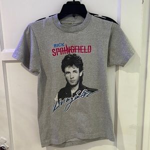 vintage rick springfield tee